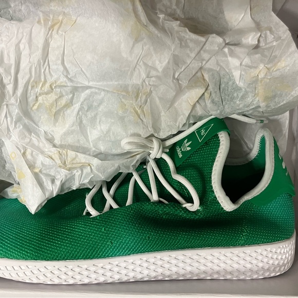 Green and White Pharrell Williams Sneakers - Picture 3 of 9